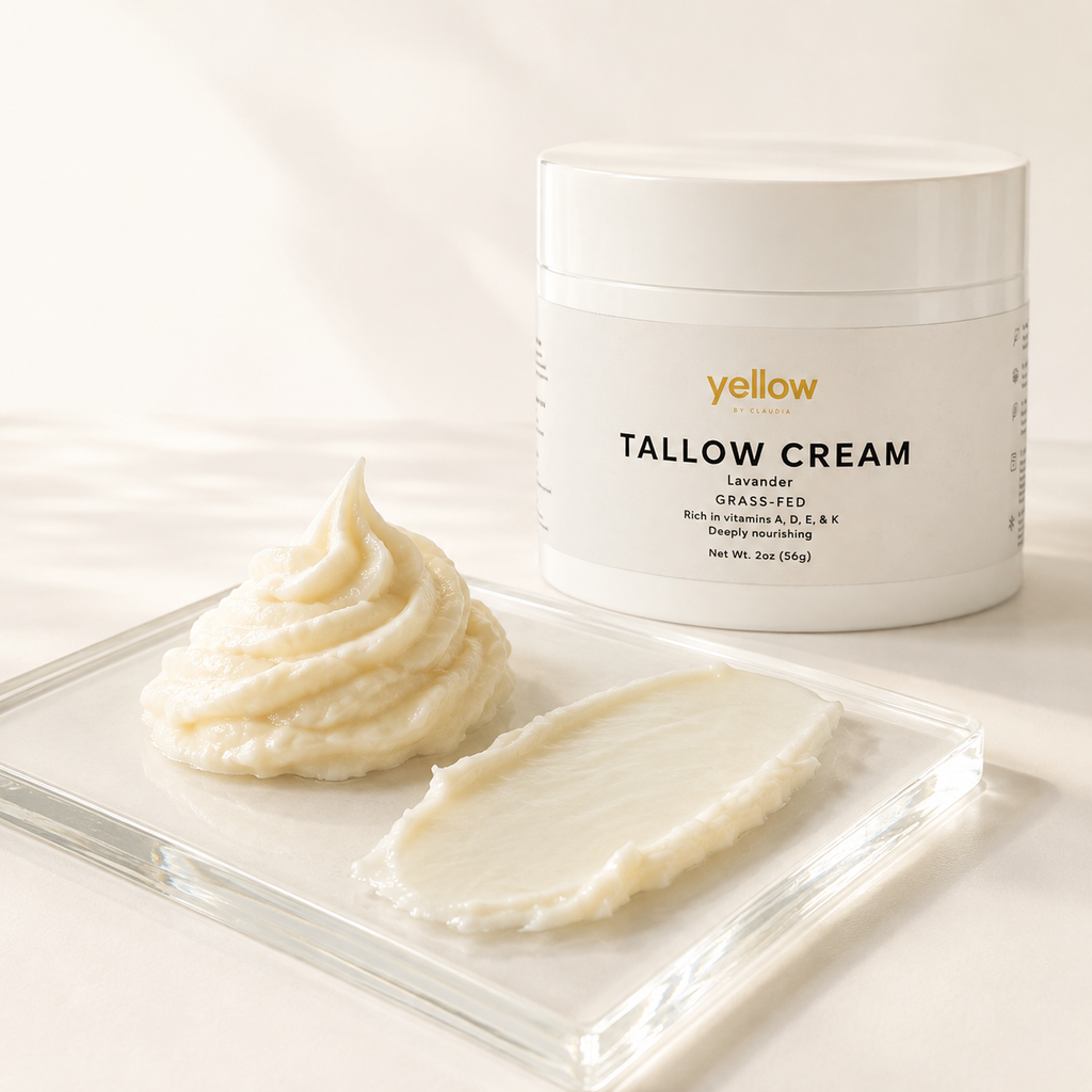 Tallow Cream Lavender rich balm texture